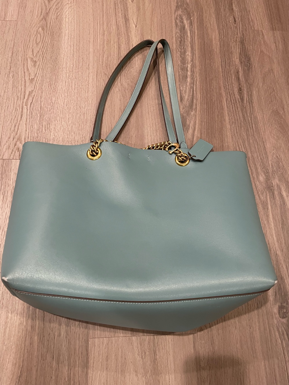 Coach 2025 Women’s Cammie Chain Large Tote Bag — “Marine Blue” — No. J1978-78218